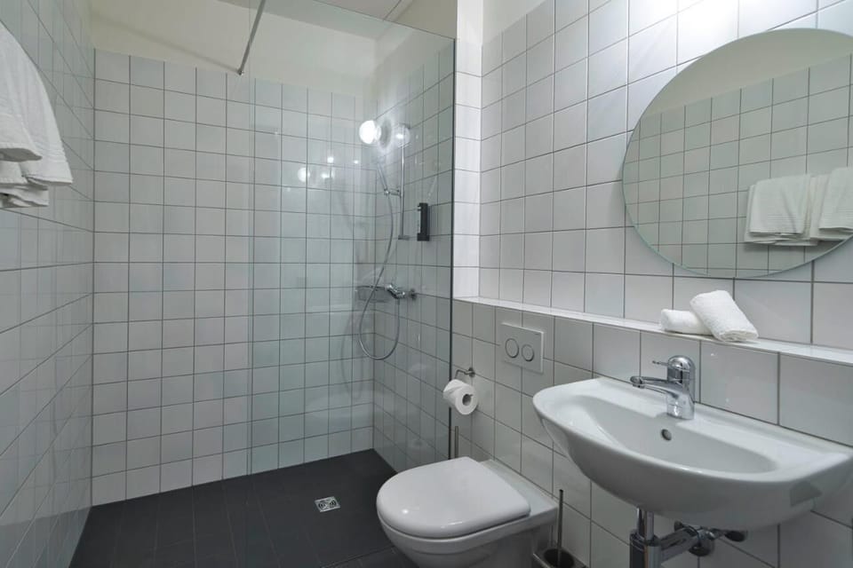 Deluxe Double Room | Bathroom | Shower, towels, soap, shampoo
