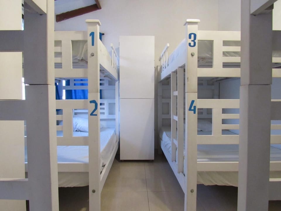 Standard Shared Dormitory, Mixed Dorm (4 bunk beds, 8 people) | Blackout drapes, WiFi (free), bed sheets