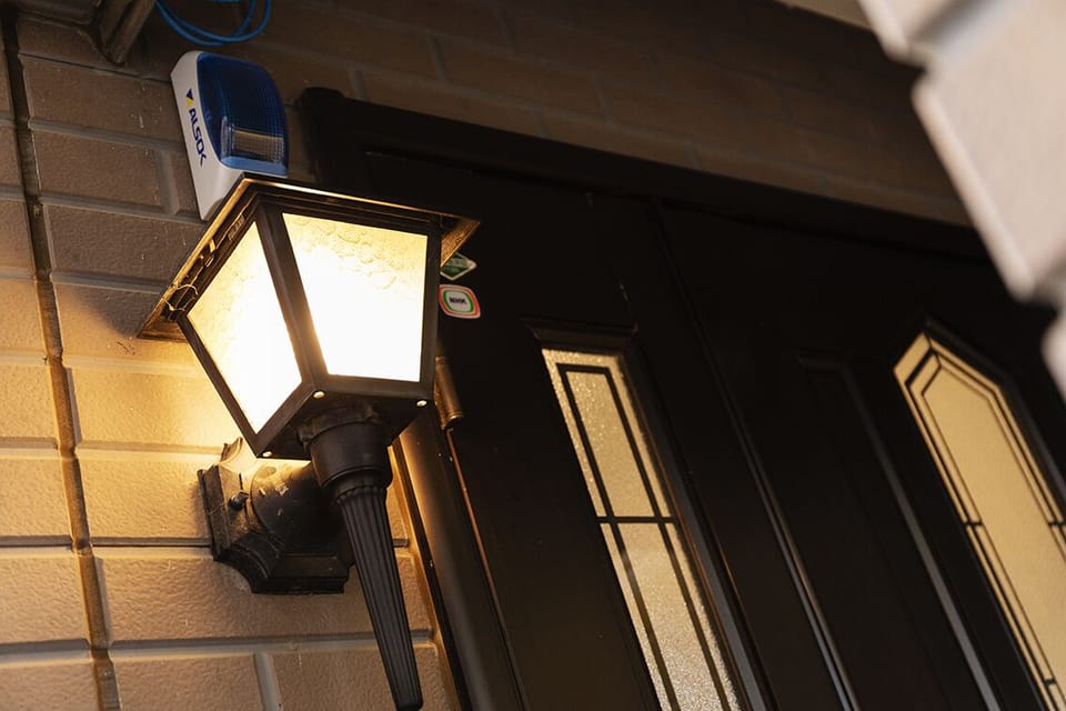 Front of property - evening/night