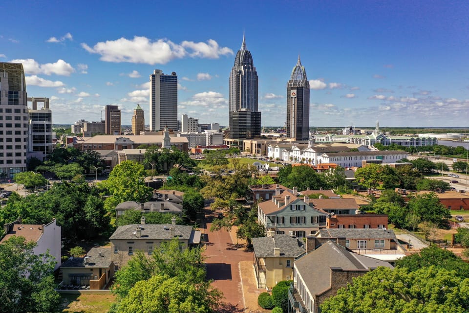 Outdoor wedding area