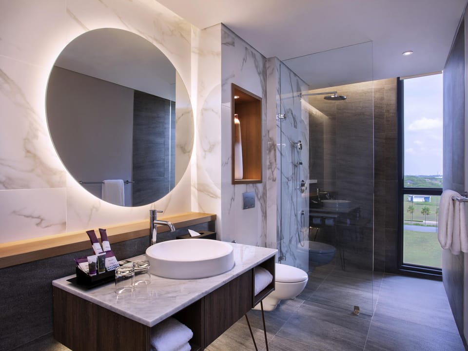 Minibar, in-room safe, blackout drapes, soundproofing