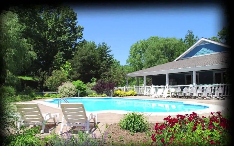 Our private heated pool is limited to homeowners and their guests