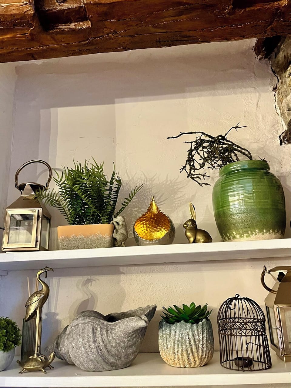 Quirky decor in the lounge.