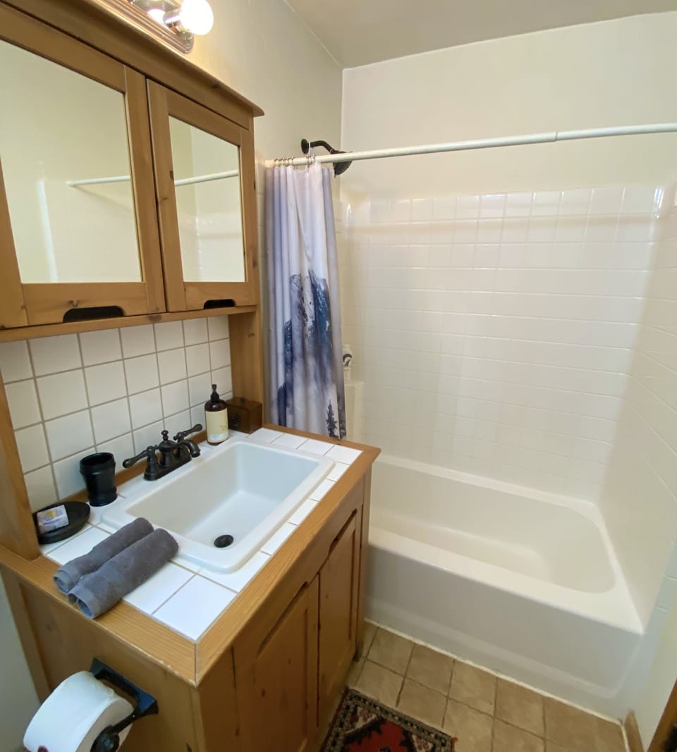 Bathroom with shower/tub