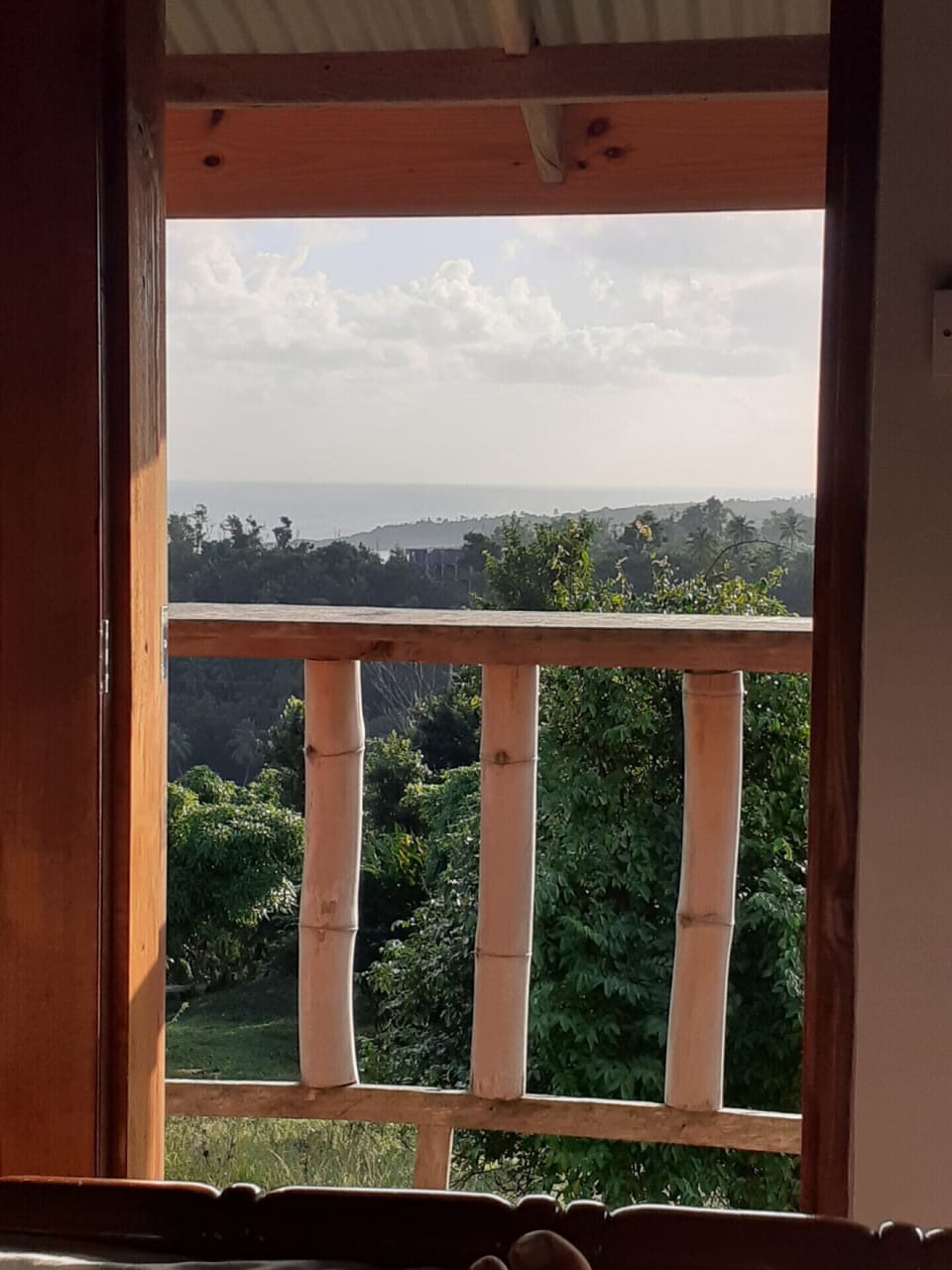 view from the bed
