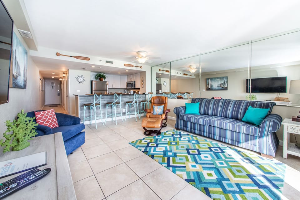 Comfortable furnishings throughout