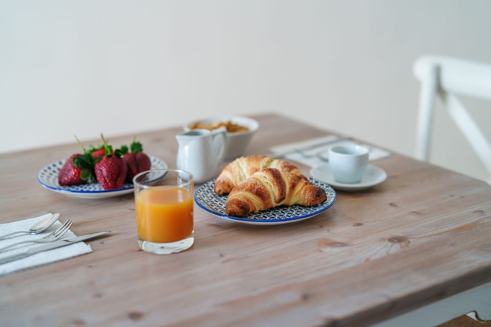 Daily buffet breakfast (EUR 8 per person)