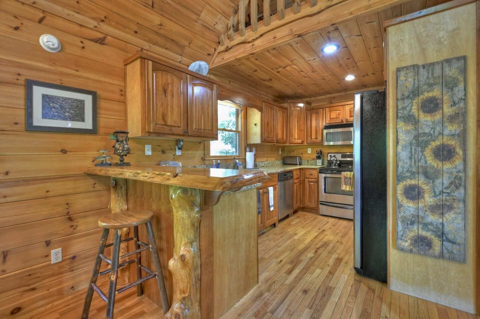 Fully stocked kitchen