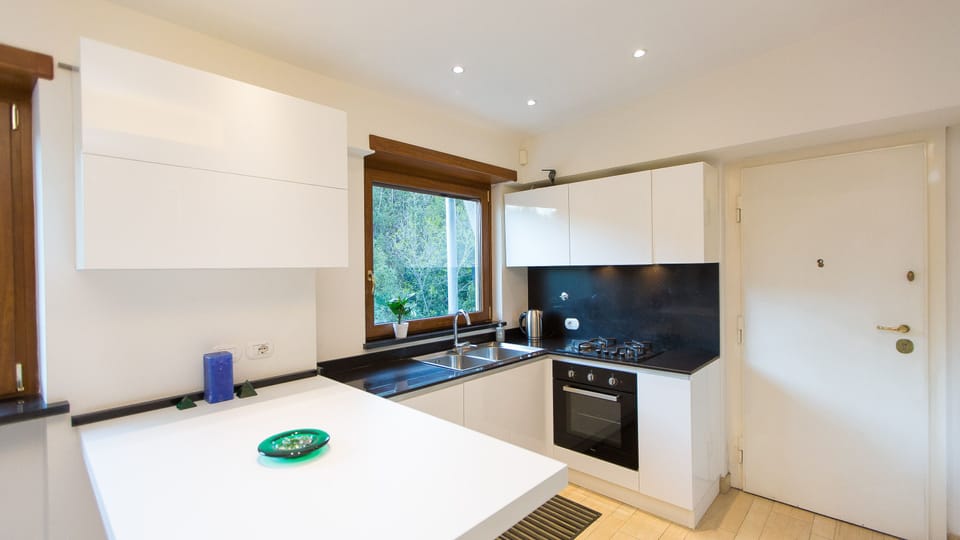 Apartment, 1 Bedroom | Private kitchen | Full-size fridge, microwave, oven, stovetop