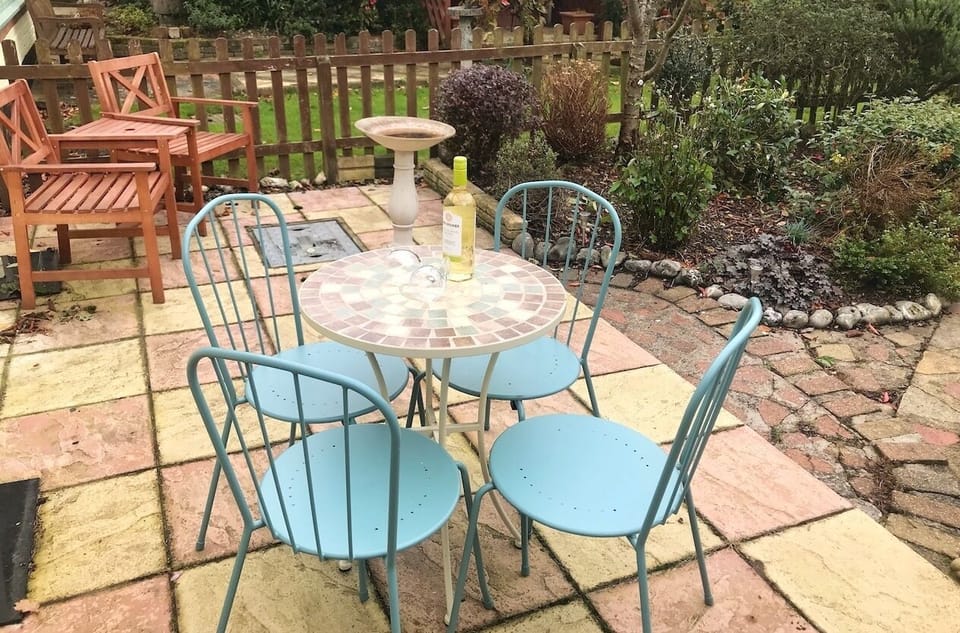 Rear patio area 