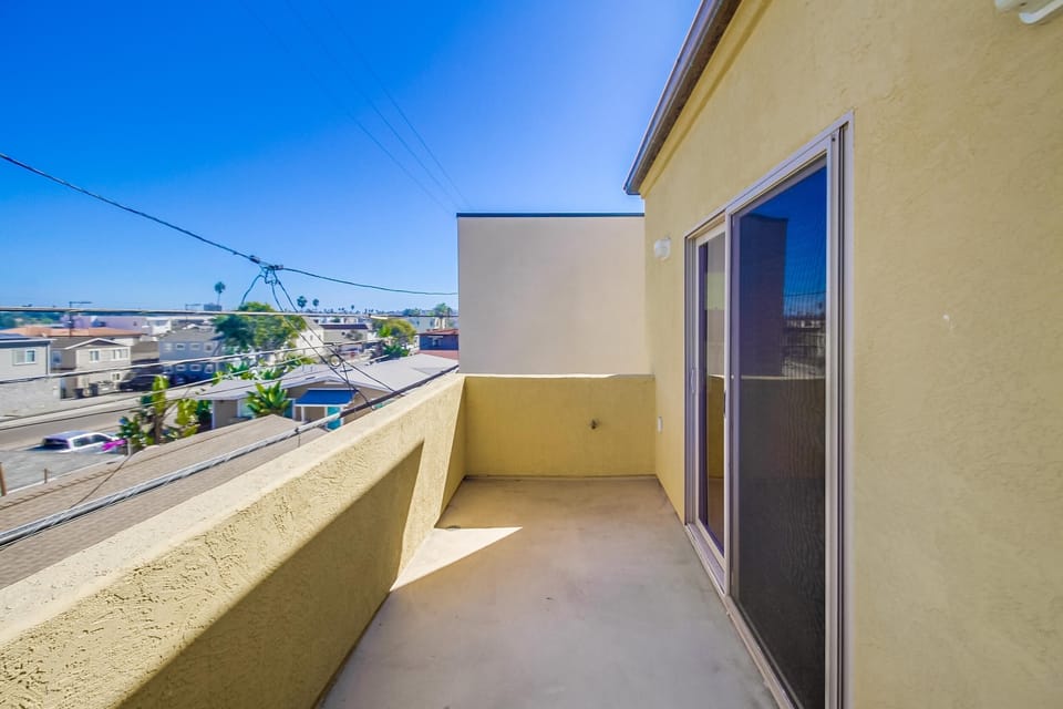 Patio off master bedroom