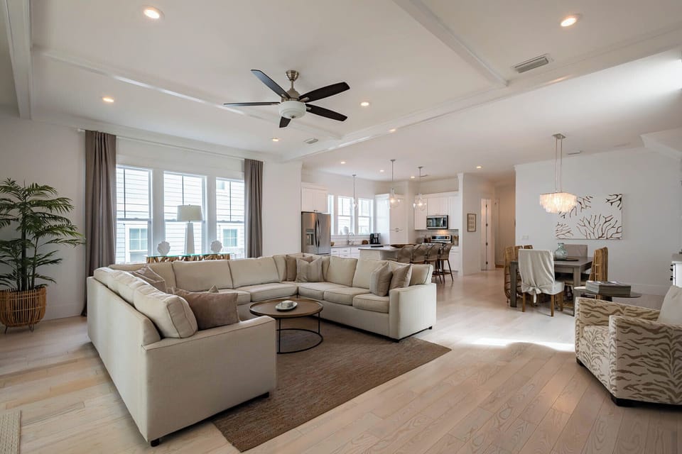 Living, Dining, Kitchen