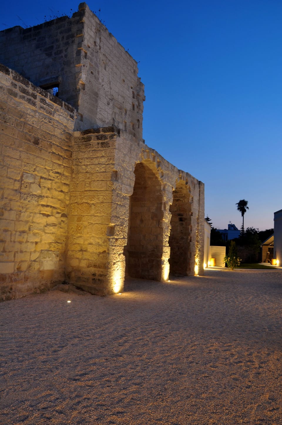 Front of property - evening/night