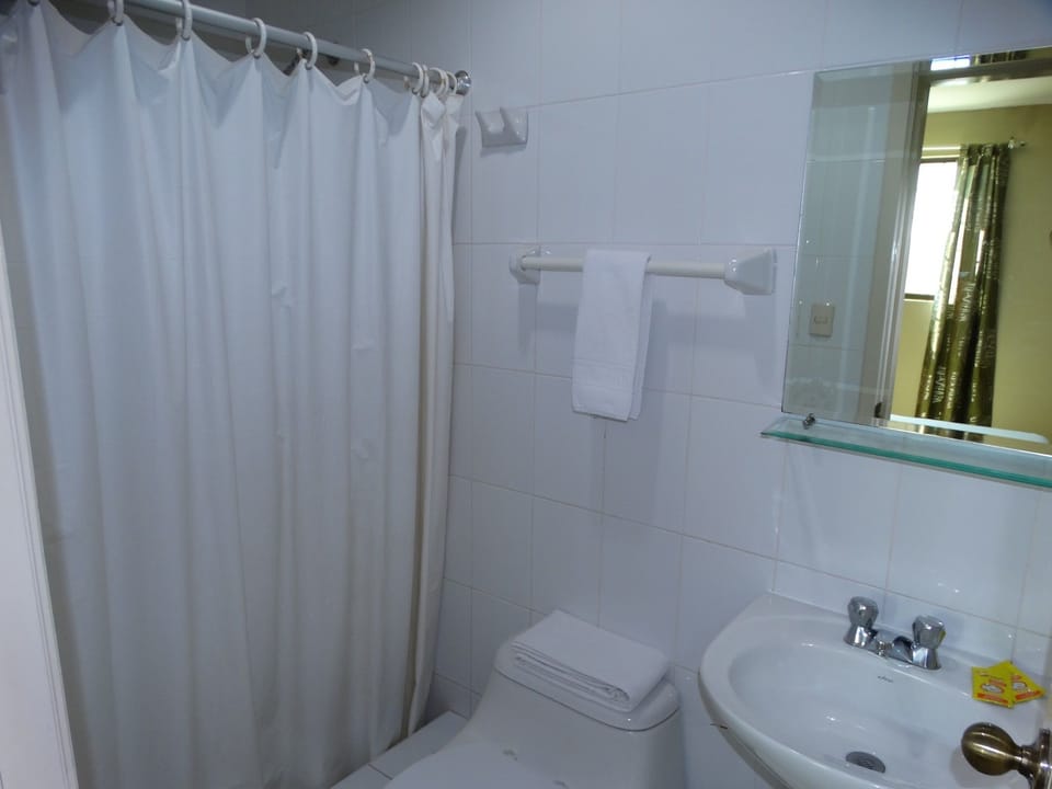 Triple Room | Bathroom | Rainfall showerhead, hair dryer (on request), towels
