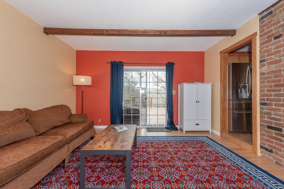 Picture yourself in this warm and inviting living room with great views.