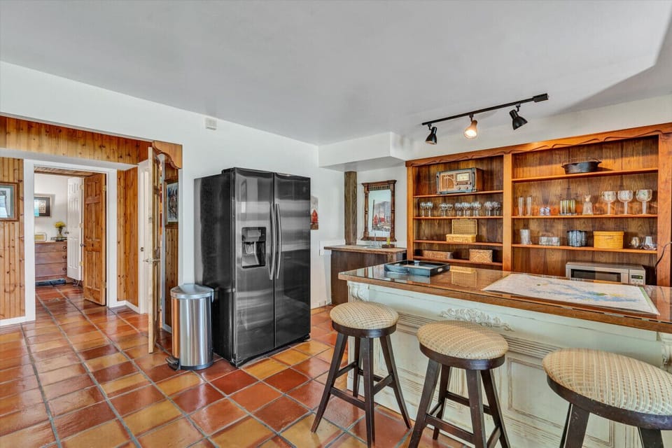 Downstairs you will find a second fridge, perfect for the extra groceries for your stay.