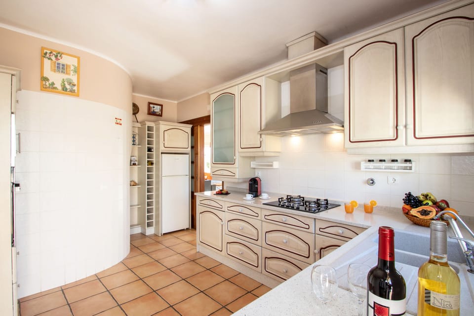 Villa, 4 Bedrooms, Private Pool, Sea View | Private kitchen | Fridge, microwave, oven, stovetop
