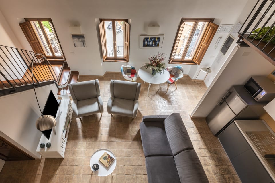 Apartment, Multiple Bedrooms (21 people) | Living room | LCD TV