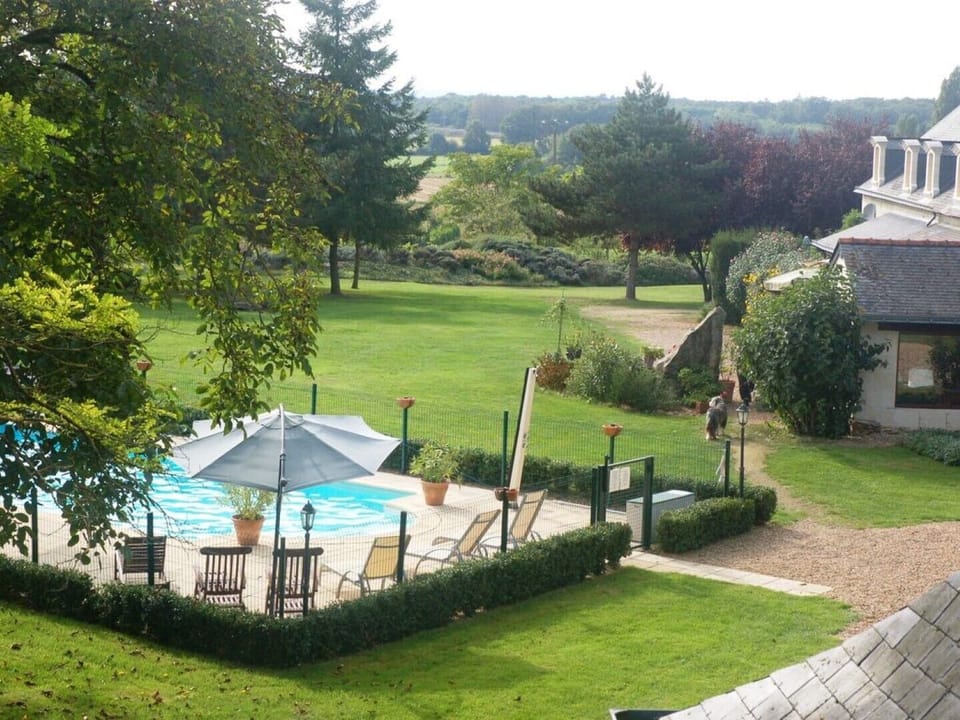 View from le Pressoir across the valley.