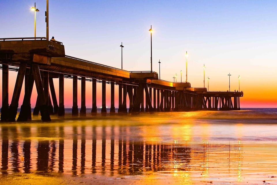 Watch spectacular sunsets at nearby Venice Beach