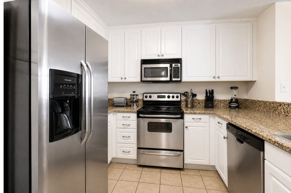 Fully equipped kitchen for home-cooked meals
