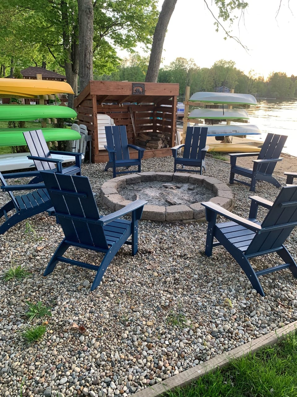 Fire pit area 🔥 
