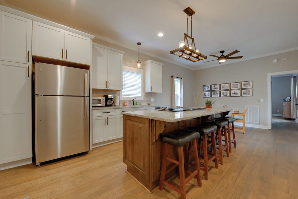 Enjoy all the comforts of home in this vacation rental.