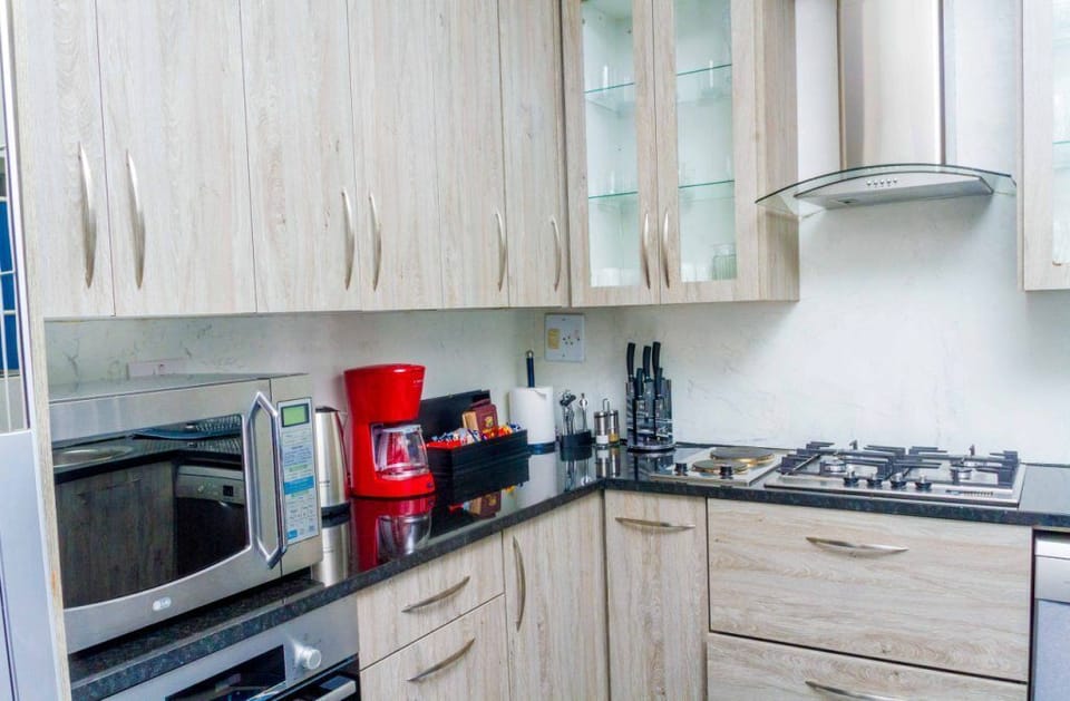 Shared fridge, microwave