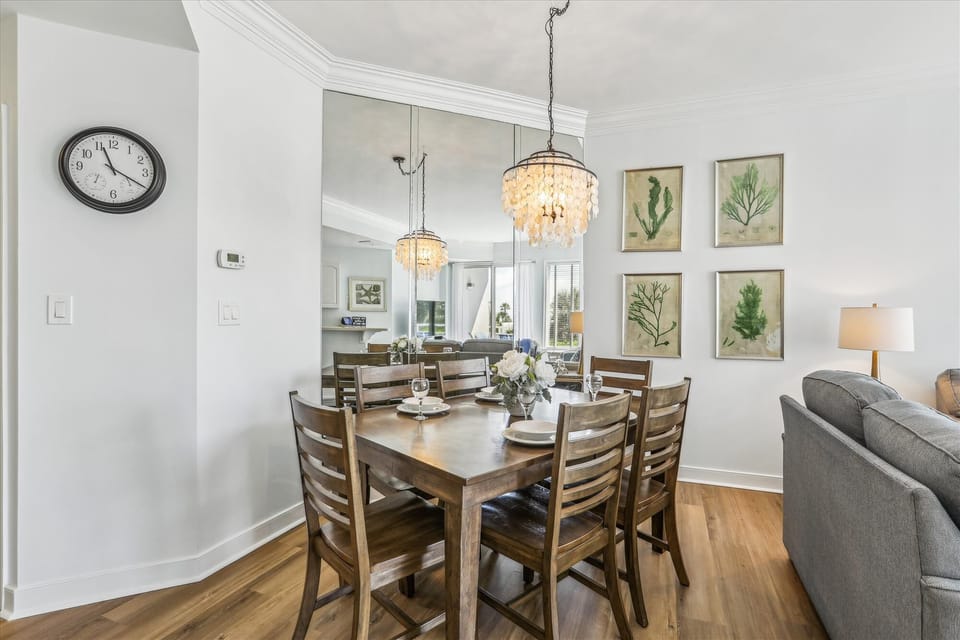 Dining Table with Seating for Six at 1103 SeaCrest