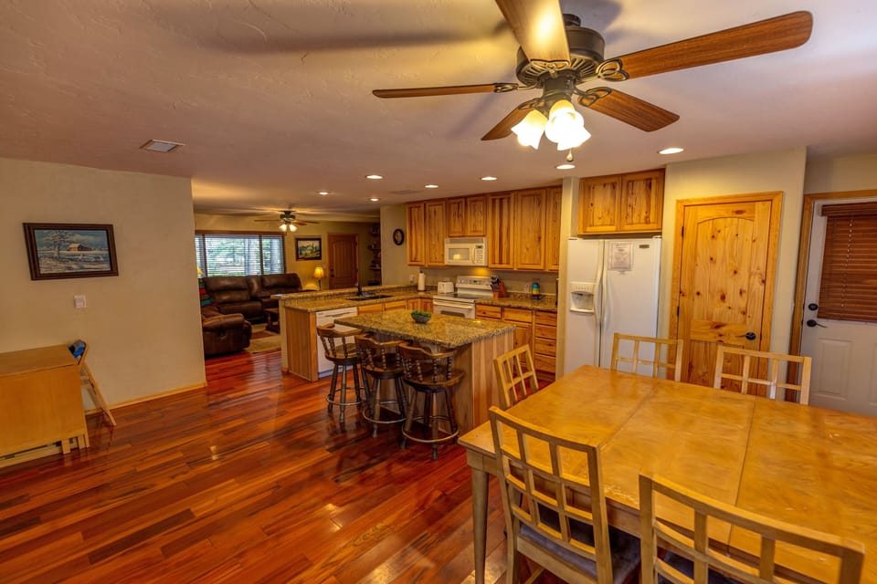 Dining room looking towards kitchen.