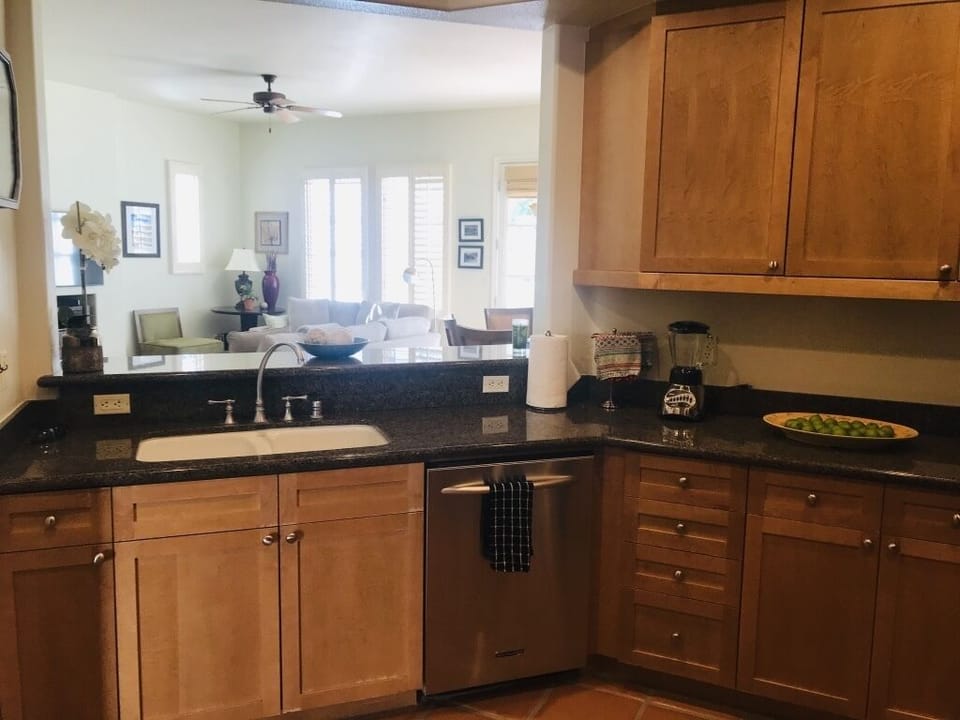 Kitchen, Living Room View
