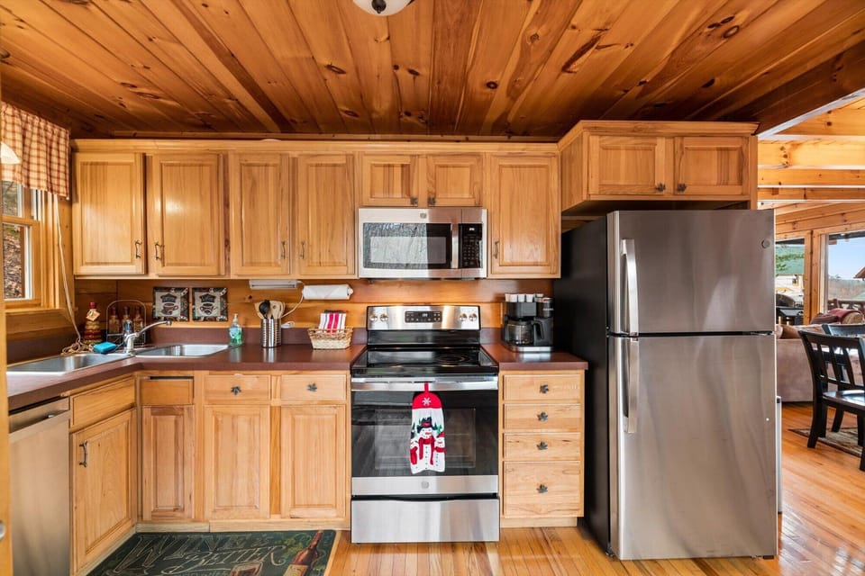 Kitchen with new appliances
