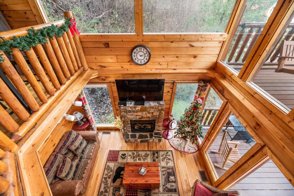 Open to below in Living room