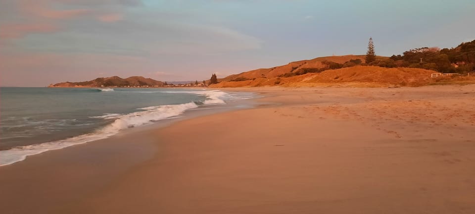 Okitu beach looking towards Wainui