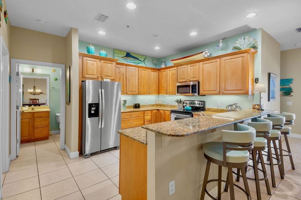 Fully equipped kitchen