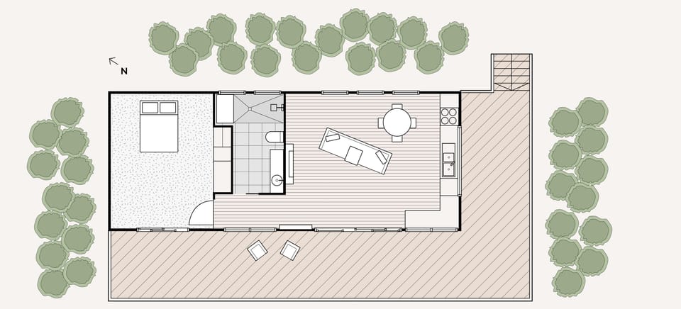 Luxury Villa, 1 King Bed, Mountain View | Floor plan