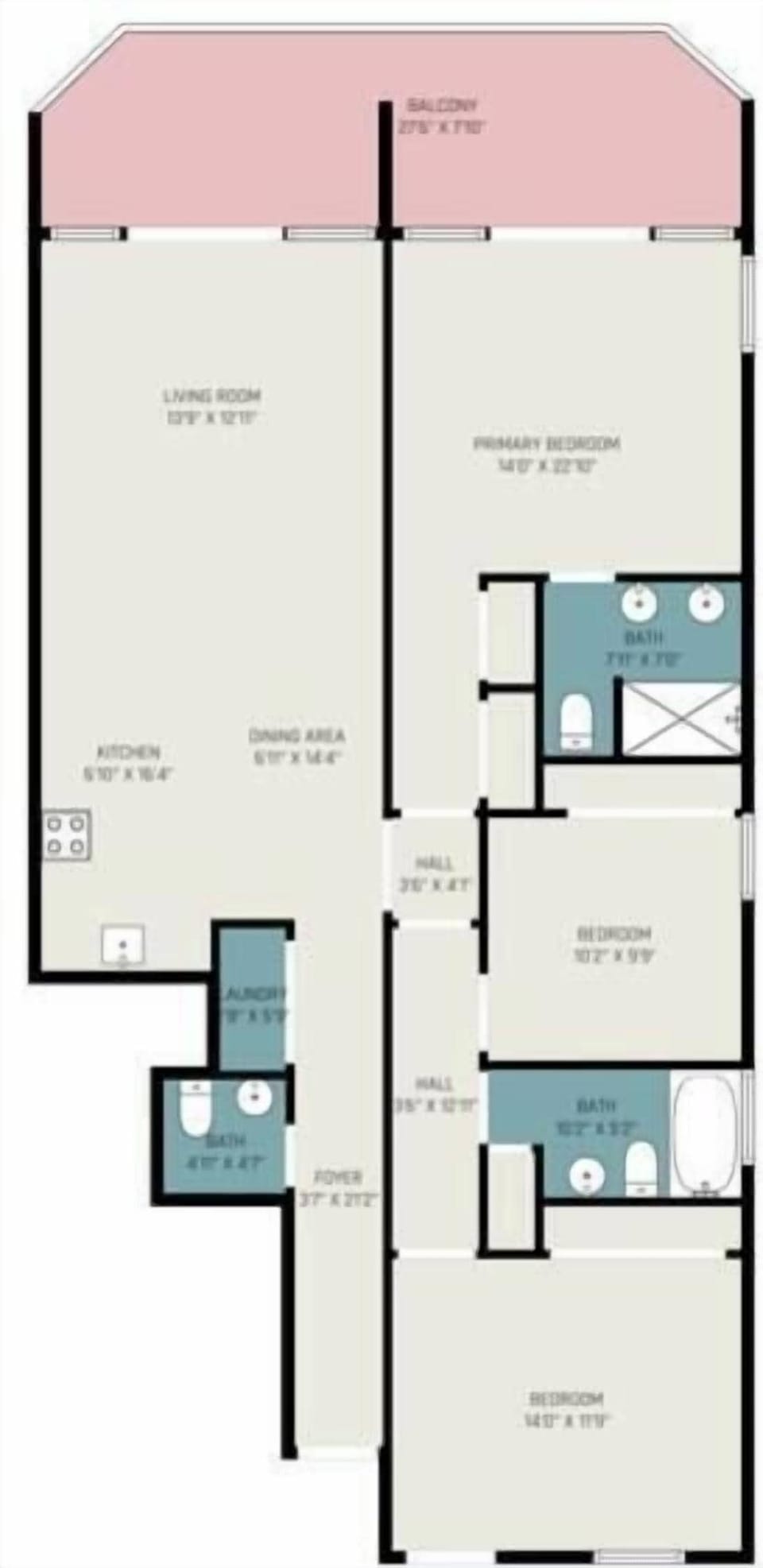 Condo, 3 Bedrooms | Floor plan