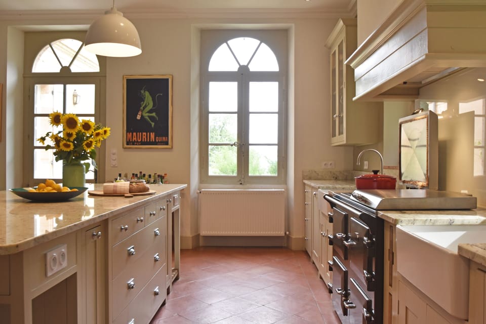 The views from the kitchen are gorgeous