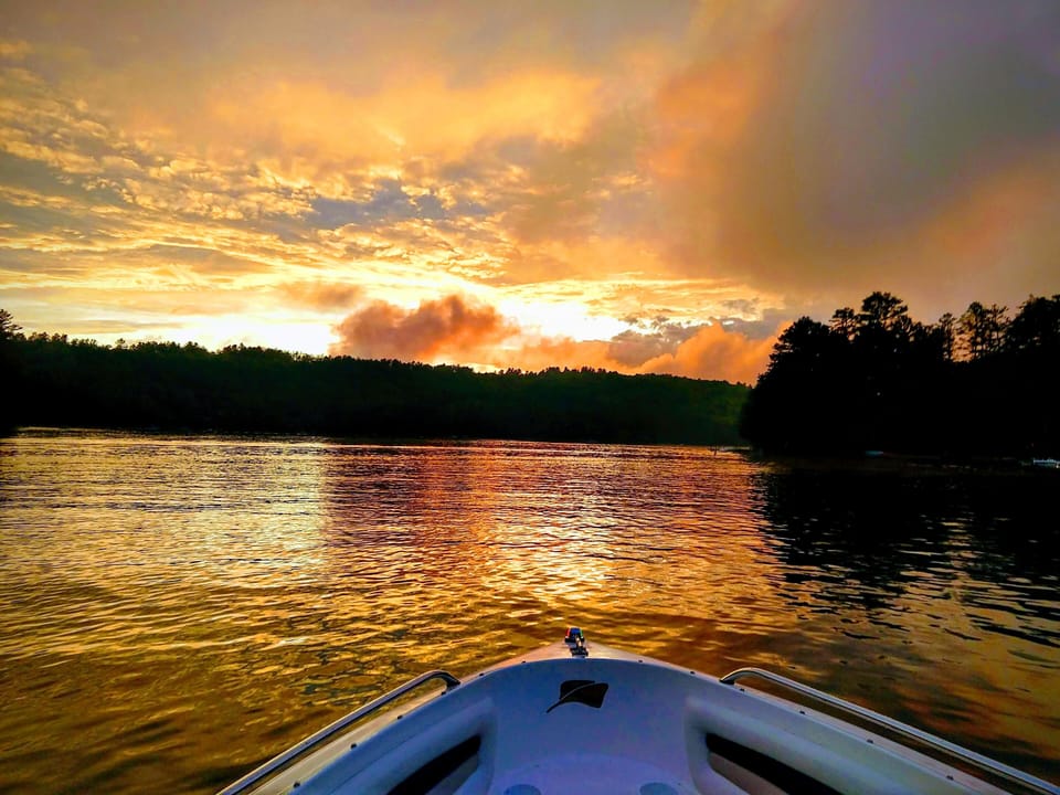 Sunset over Loon Lake
