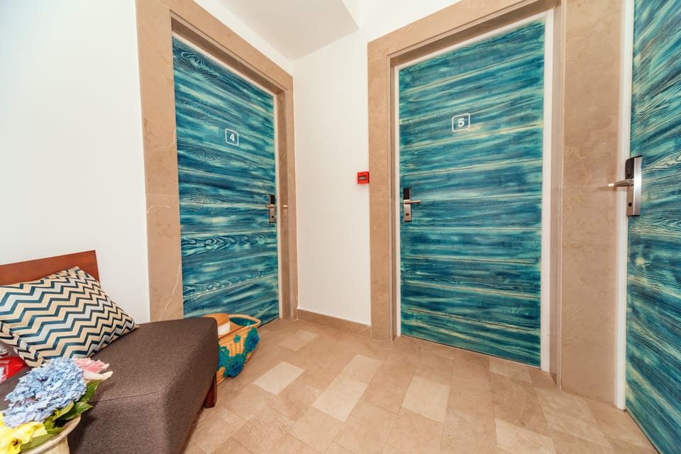 Interior entrance