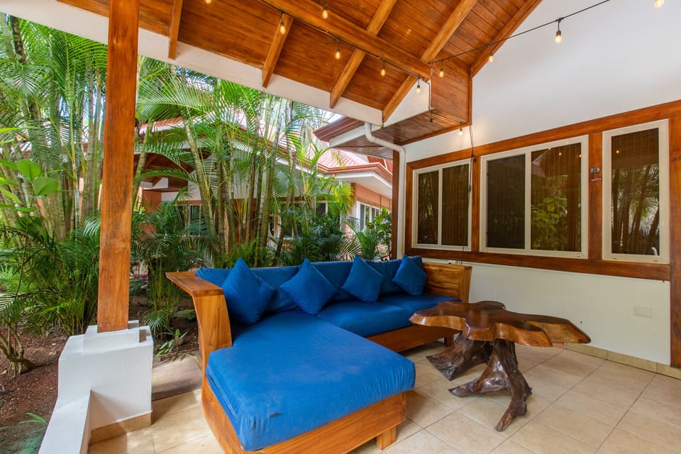 Lounge area on patio
