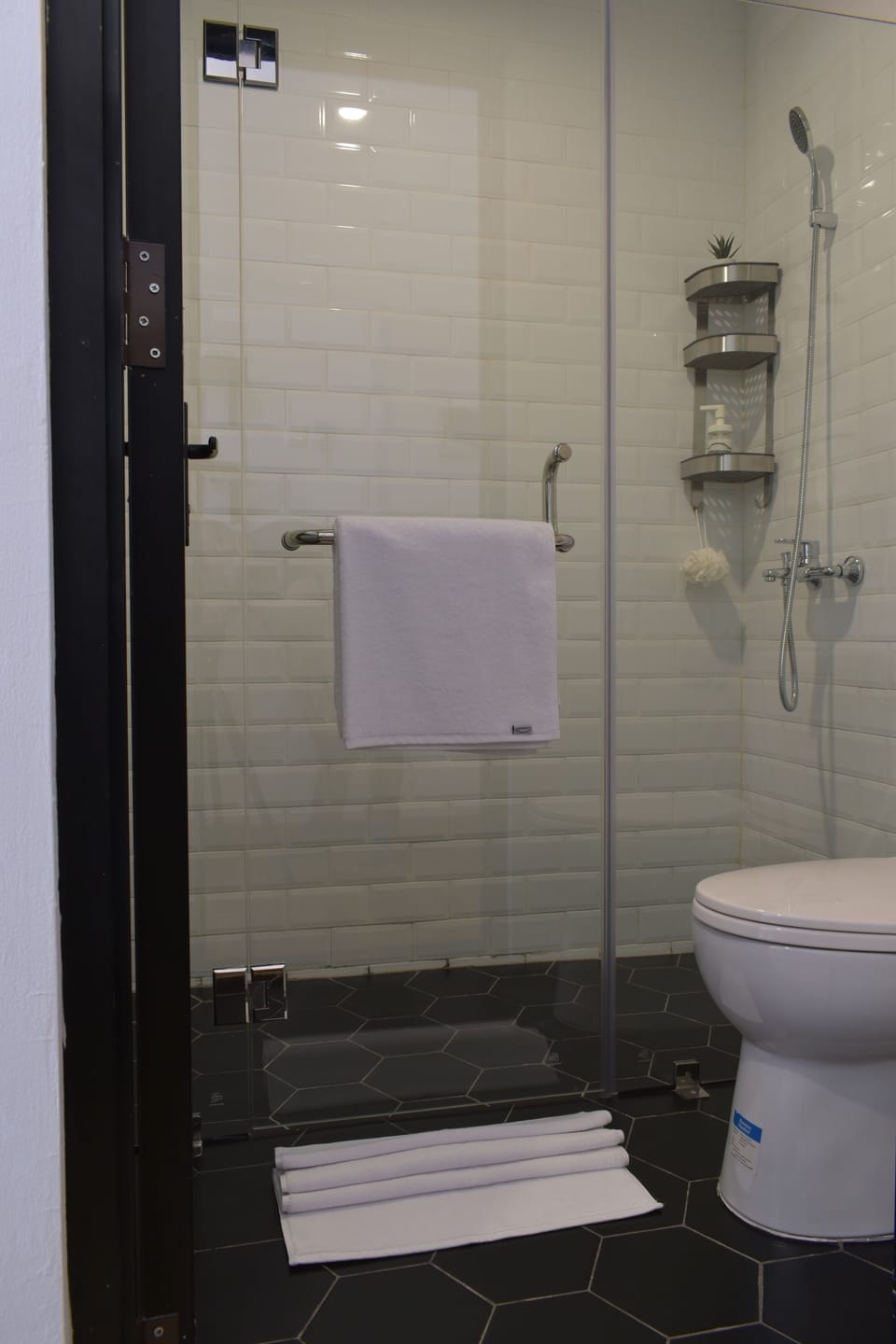 Deluxe Queen Room | Bathroom | Shower, free toiletries, slippers, towels