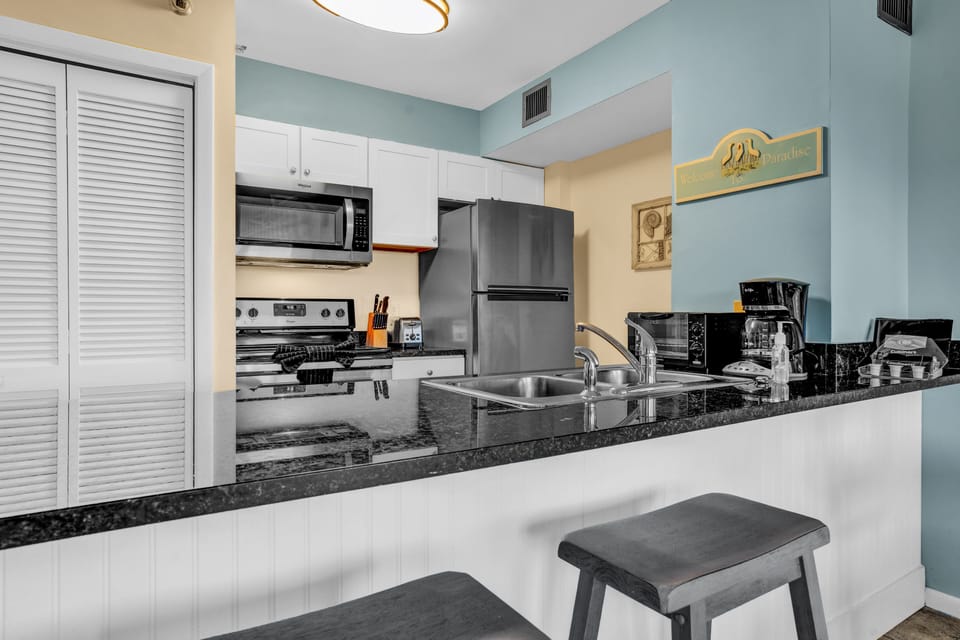 Fully equipped with everything needed for in-home dining