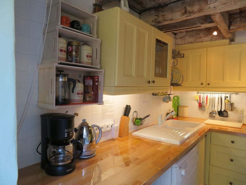 The kitchen has all modern conveniences and so much more.