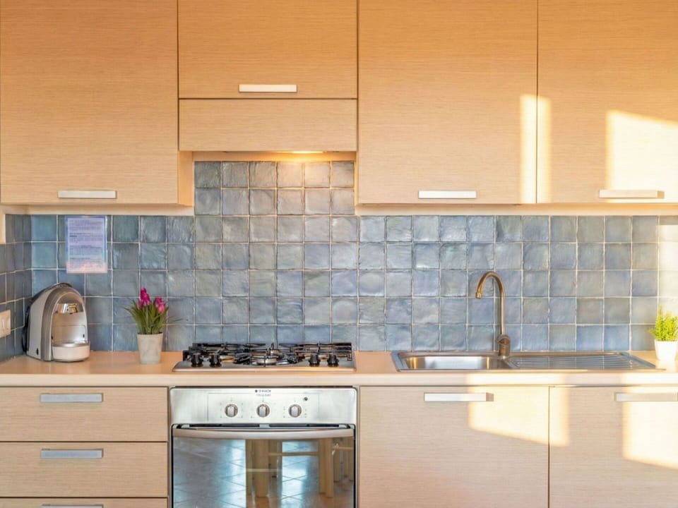Kitchen, Countertop, Kitchen Appliance, Cabinetry, Flooring, Major Appliance, Interior Design, Kitchen Sink, Floor, Tile