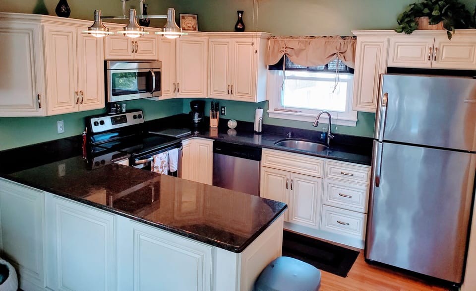 Big kitchen equipped with all you need to prepare for a big family meal!