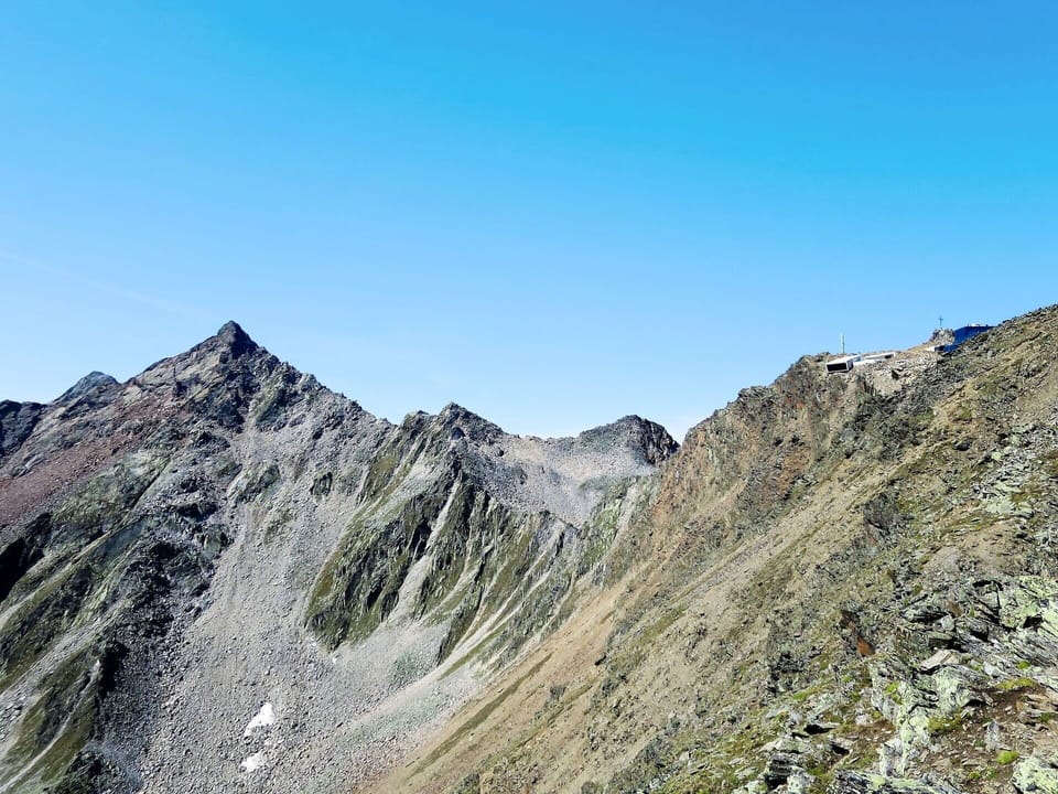 Sky, Mountain, Slope, Bedrock, Natural Landscape, Landscape, Formation, Mountain Range, Outcrop, Hill