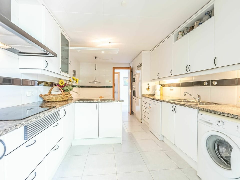 Laundry Room, Cabinetry, Countertop, Building, Clothes Dryer, Washing Machine, Kitchen, Home Appliance, Kitchen Appliance, Interior Design