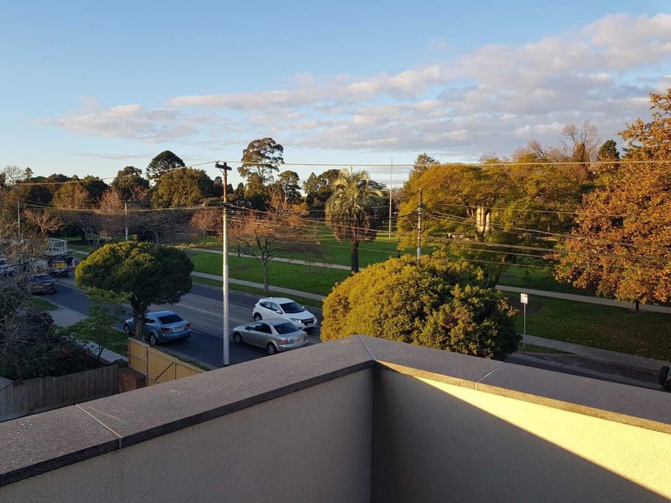 View overlooking Caulfield Park from the balcony