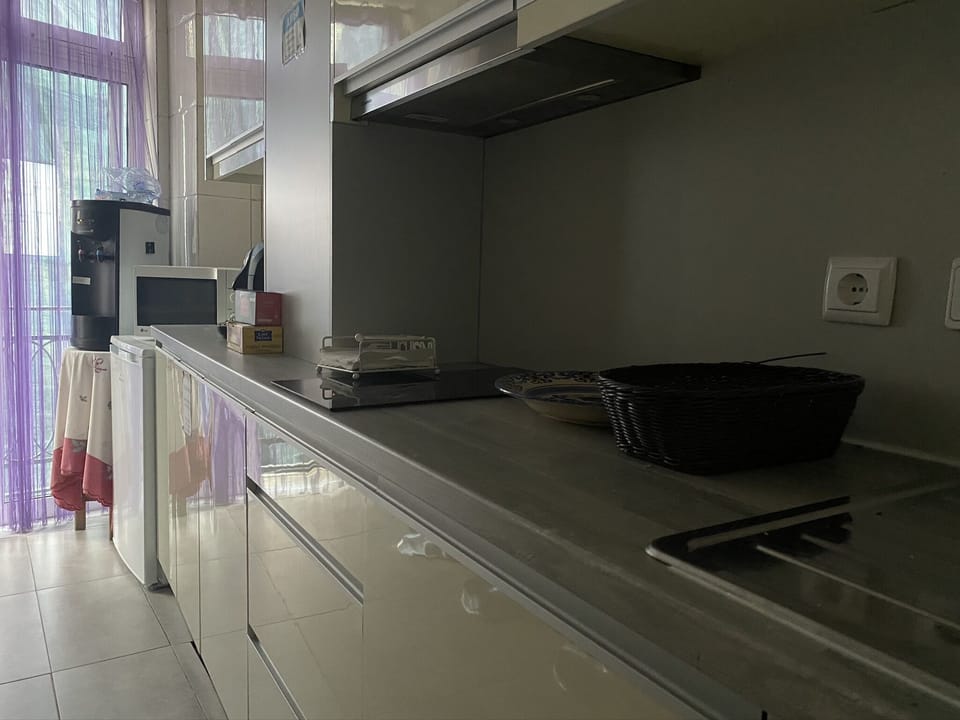 Shared fridge, microwave